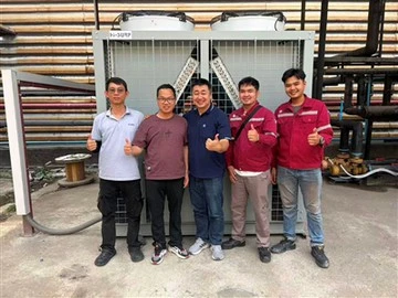 Hicon levererar snabb kundsupport för kommersiella modulära luftkylda kylaggregat i Thailand