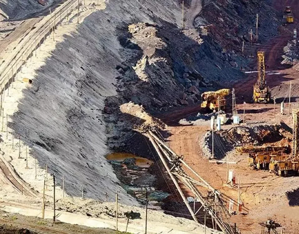 Rio Tinto Simandou järnväg i Guinea